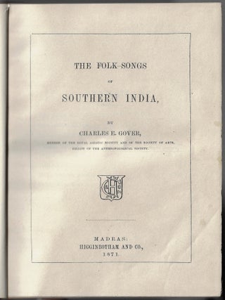 The Folk-Songs of Southern India