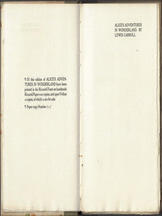 Alice's Adventures in Wonderland