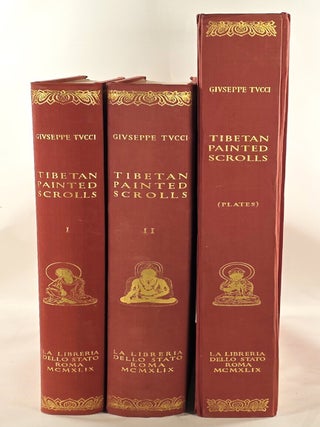 Item #24403 Tibetan Painted Scrolls. Giuseppe Tucci