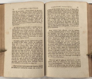 Three Years Travels Through the Interior Parts of North-America...Together with a Concise History of the Genius, Manners, and Customs of the Indians...Westward of the Great River Mississippi