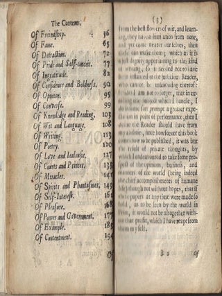 Essayes or Moral Discourses on Several Subjects