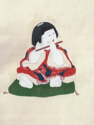 Album Containing 12 Prints of Gosho Ningyo (Japanese Palace Dolls)
