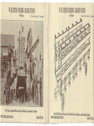 W.H. Curtis Folding Grand Stand on Wheels