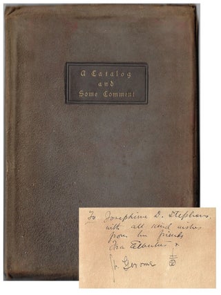 Item #24467 The Roycroft Books, A Catalog and Some Comment Concerning the Shop and Workers at...