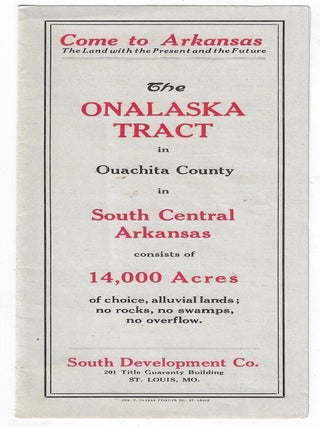 Item #24502 Come to Arkansas. The Onalaska Track in Ouichita County in South Central Arkansas...