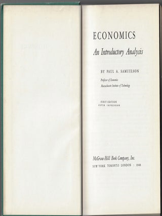 Economics: An Introductory Analysis