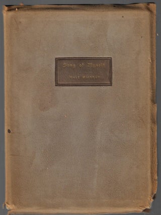 Item #24541 Song of Myself. Walk Whitman
