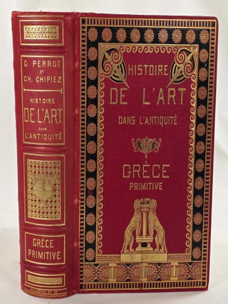 Item #24580 Histoire de l'Art dans l'Antiquite, Tome VI, La Grece Primitive. L'Art...
