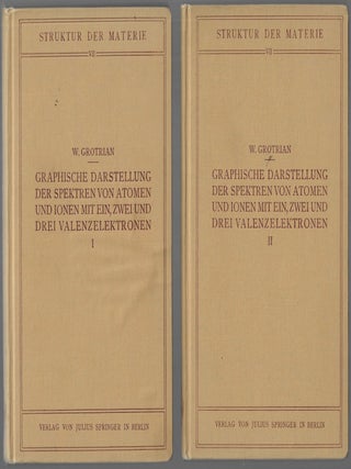 Item #24593 Graphische Darstellung der Spektren von Atomen und Ionen mit ein, zwei und drei...