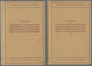 Item #24593 Graphische Darstellung der Spektren von Atomen und Ionen mit ein, zwei und drei...