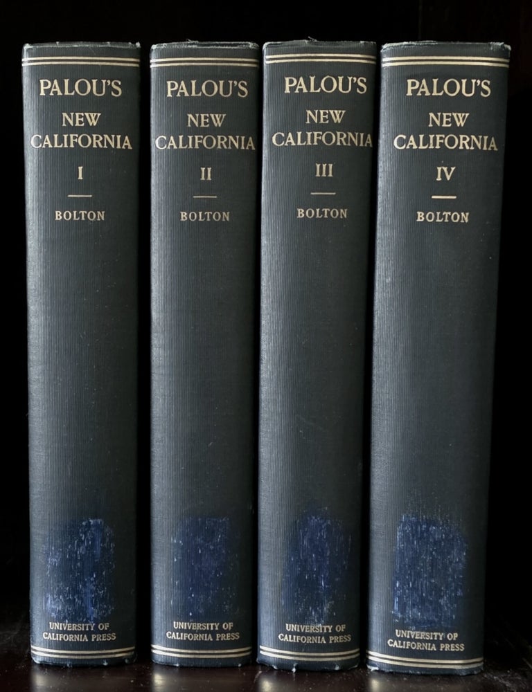 Item #24637 Historical Memoirs of New California. Francisco Palou, Herbert Eugene Bolton.