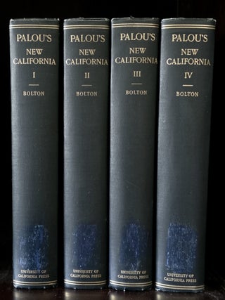 Historical Memoirs of New California. Francisco Palou, Herbert Eugene Bolton.