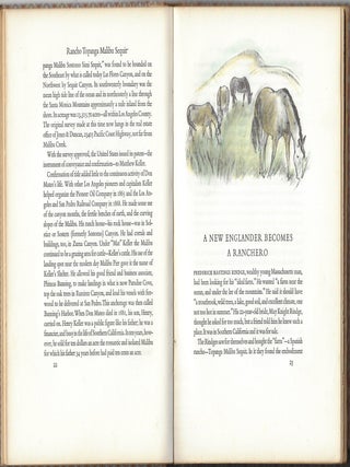 The Malibu. I. Rancho Topanga Malibu Sequit: An Historical Approach; II. Personal Considerations: Essays