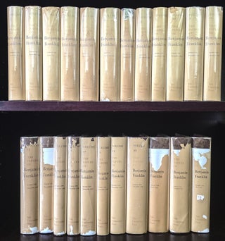 Item #24646 The Papers of Benjamin Franklin, Volumes 1-23. Benjamin Franklin