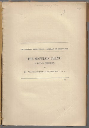 The Mountain Chant: A Navajo Ceremony
