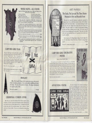 Camp Fire Girls Equipment [Catalogue]