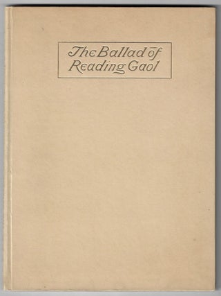 Item #24685 The Ballad of Reading Gaol. C.3.3, OSCAR WILDE