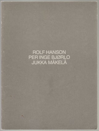 Item #724 Rolf Hanson, Per Inge Bjørlo, Jukka Mäkelä