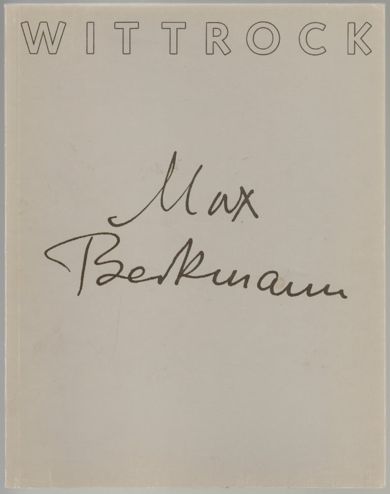 Item #739 Max Beckmann, 1884-1950, Gemalde--Aquarelle. Margret Heuser-Mantell, Max Beckmann.